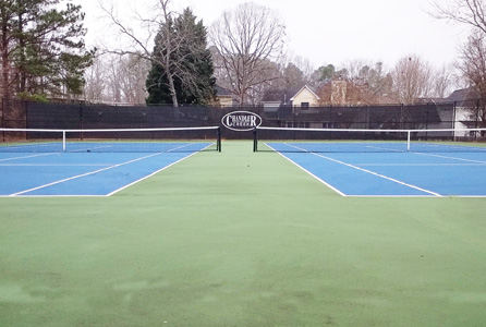 Picture of tennis court